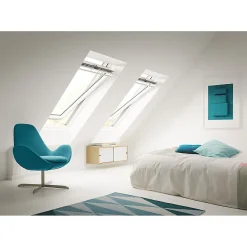 Velux Velux Et Fenêtre De Toit<Fenêtre de toit à rotation Standard Whitefinish - bois peint en blanc L. 78 x H. 98 cm (GGL 2054 MK04)