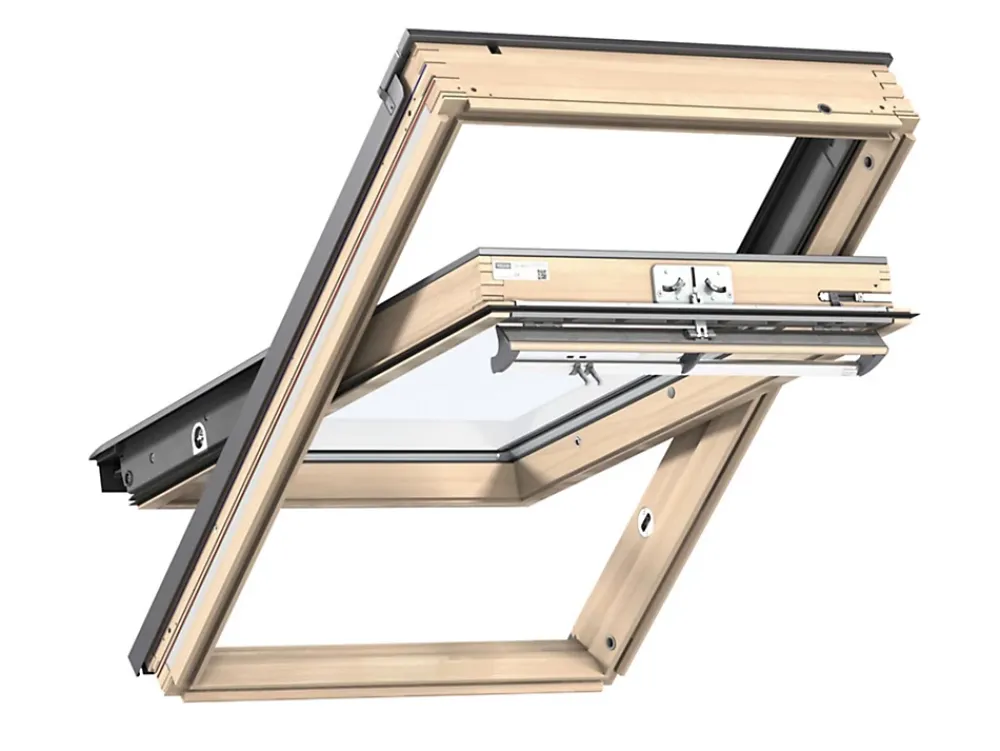 Velux Fenêtre de toit à rotation Standard Clearfinish - bois/pin L. 114 x H. 118 cm (GGL 3054 SK06)- Velux Et Fenêtre De Toit
