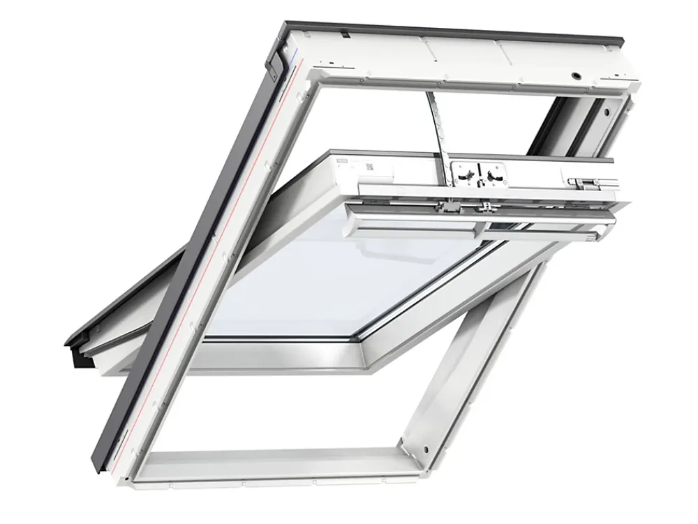 Velux Fenêtre de toit motorisée électrique INTEGRA® Confort Everfinish - Polyuréthane L. 114 x H. 118 cm (GGU 007621 SK06)- Velux Et Fenêtre De Toit