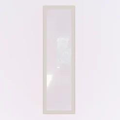 GoodHome Fenêtre Aluminium<Fenêtre fixe double vitrage en aluminium blanc l.63 x H.217 cm