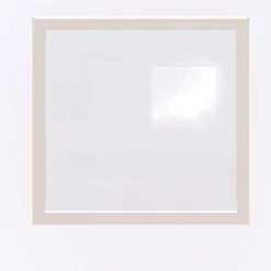 GoodHome Fenêtre Aluminium<Fenêtre fixe double vitrage en aluminium blanc l.123 x H.117 cm