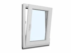 Fral Fermetures Fenêtre oscillo-battante PVC blanc L 800mm x H 1350mm ouvrant droit- Fenêtre Pvc