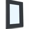 Fral Fermetures Fenêtre Pvc<Fenêtre oscillo-battante PVC anthracite et blanc L 800mm x H 1350mm ouvrant droit