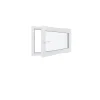 Hexa’Fen Fenêtre PVC - LxH 1100x600 mm -Triple Vitrage - Blanc -poignée à gauche- Fenêtre Pvc