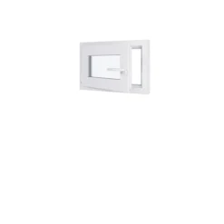 Hexa’Fen Fenêtre Pvc<Fenêtre PVC - LxH 600x400 mm -Triple Vitrage - Blanc -poignée à droite