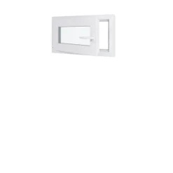 Hexa’Fen Fenêtre Pvc<Fenêtre PVC - LxH 700x400 mm -Triple Vitrage - Blanc -poignée à droite