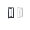 Hexa’Fen Fenêtre Pvc<Fenêtre PVC - LxH 600x1000 mm -Triple Vitrage - Bicolore blanc int/anthracite ext-poignée à gauche