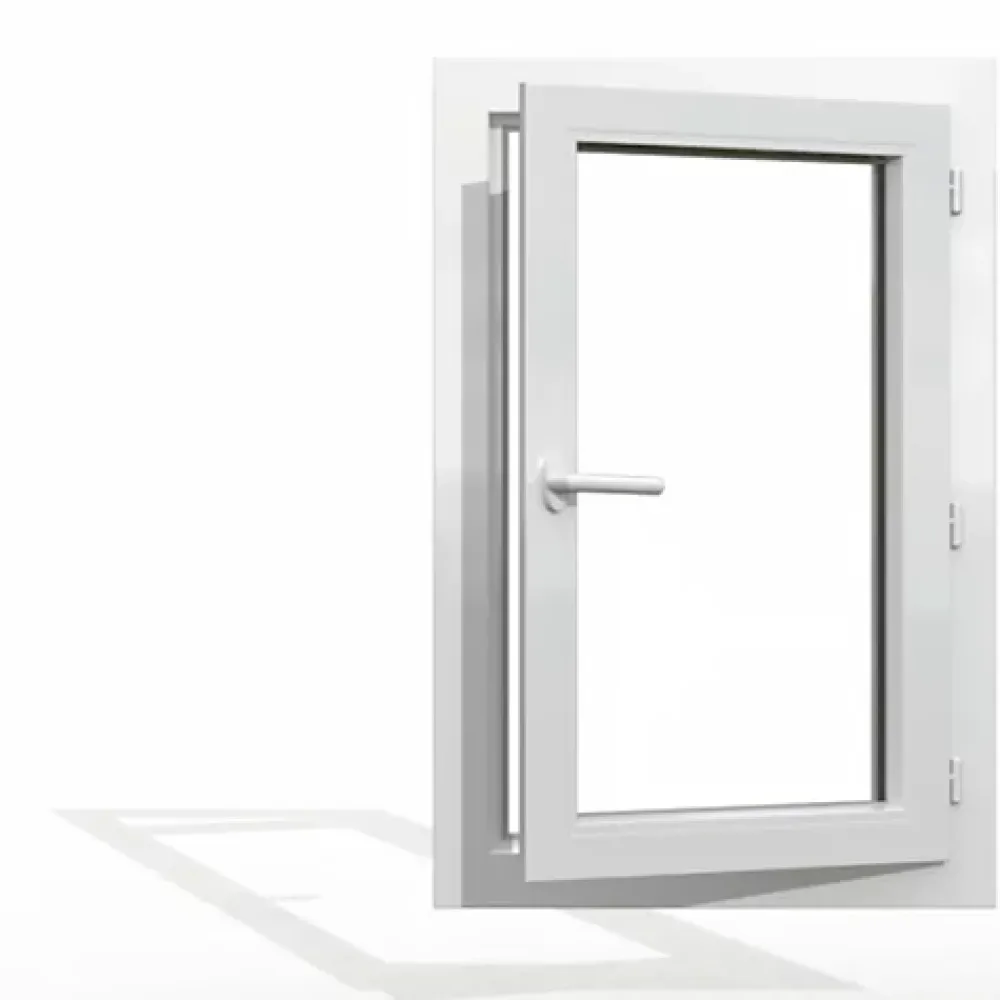Gefradis Fenêtre Pvc<Fenêtre PVC 1 vantail H 60 x L 40 cm OF pour pose en neuf avec poignée - tirant droit
