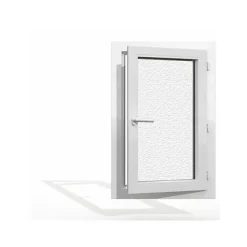 Gefradis Fenêtre Pvc<Fenêtre PVC 1 vantail H 60 x L 40 cm OF verre brouillé pour pose en neuf - tirant droit