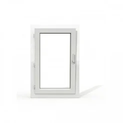 Gefradis Fenêtre Pvc<Fenêtre PVC 1 vantail H 125 x L 80 cm OB pour pose en neuf avec poignée - tirant gauche