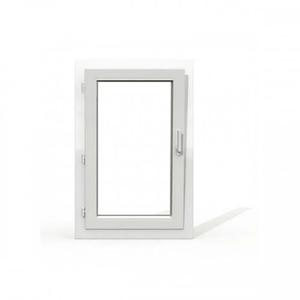 Gefradis Fenêtre Pvc<Fenêtre PVC 1 vantail H 125 x L 80 cm OB pour pose en neuf avec poignée - tirant gauche