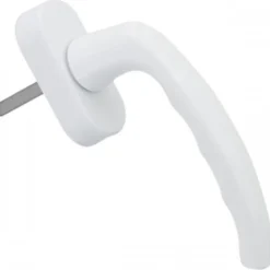 Gefradis Fenêtre PVC 1 vantail oscillo-battant avec volet roulant électrique H 75 x L 60 cm pour pose en neuf - poignée à droite- Fenêtre Pvc