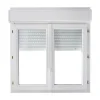 Fenêtre Pvc<Fenêtre PVC 2 vantaux + volet roulant - l.100 x h.175 cm, tirant droit