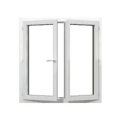Gefradis Fenêtre Pvc<Fenêtre PVC 2 vantaux H 125 x L 110 cm OF pour pose en neuf avec poignée