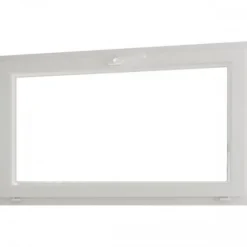 Gefradis Fenêtre Pvc<Fenêtre PVC abattant 1 vantail blanc H 45 x L 90 cm avec poignée pour pose en neuf