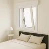 Gefradis Fenêtre Pvc<Fenêtre PVC avec volet roulant manivelle PVC H 155 x L 150 cm 2 vantaux pour pose en neuf