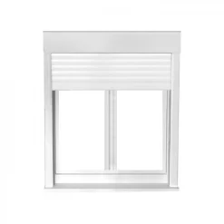 Gefradis Fenêtre Pvc<Fenêtre PVC avec volet roulant électrique H 185 x L 120 cm 2 vantaux pour pose en neuf