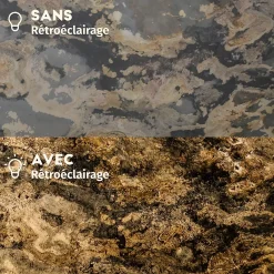 Ro'Ma Nature Feuille de Pierre naturelle Catarina 260x120 (à l'unité - 3,12 m²) -- Plaquette De Parement|Plaquette De Parement