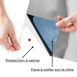 Film Occultant Pour Vitrage<Film anti regard pour fenêtre à petit vitrage vis-à-vis proche - bleu - 152 cm x 2 m - en Rouleau - DIMEXACT