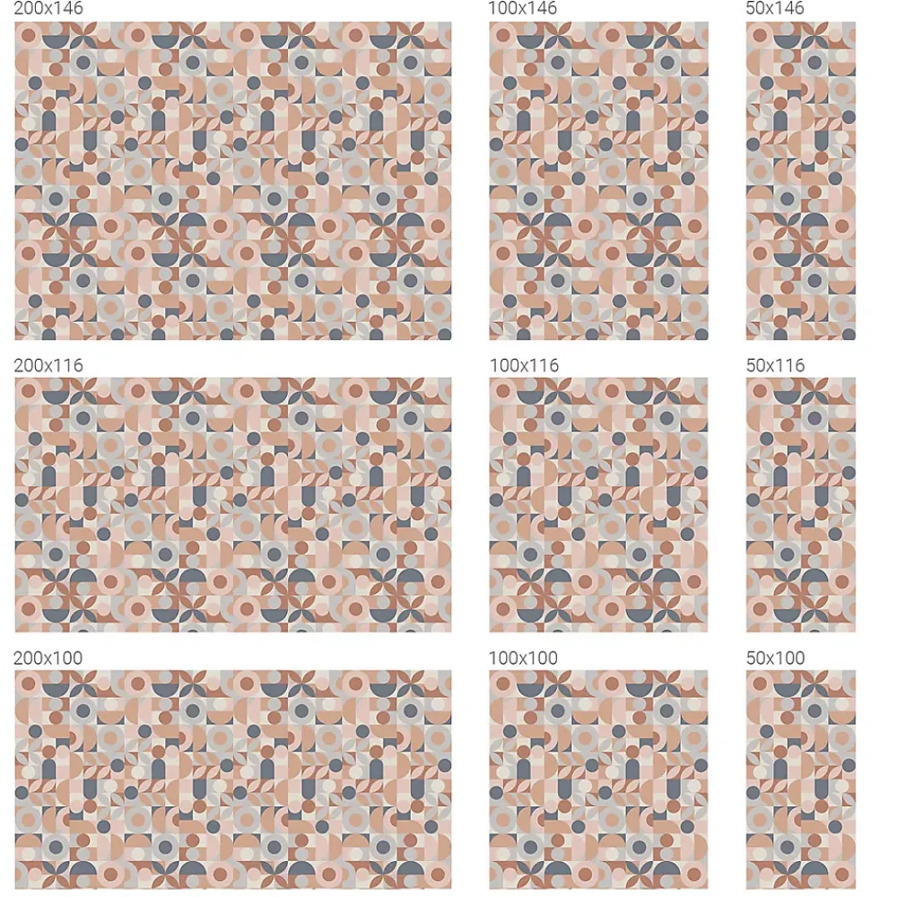 Wallfluent Film Occultant Pour Vitrage<Film décoratif pour vitre 100x146 cm de protection d'intimité Mosaïque Abstraite 1 rol.