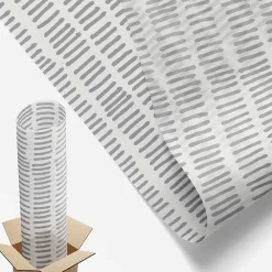Wallfluent Film décoratif pour vitre 100x100 cm de protection d'intimité Lignes Minimalistes 1 rol.- Film Occultant Pour Vitrage