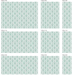 Wallfluent Film décoratif pour vitre 200x100 cm Protège efficacement l'intimité Symétrie Des Plantes 1 rol.- Film Occultant Pour Vitrage