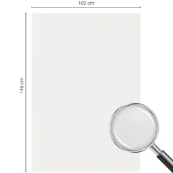 Wallfluent Film Occultant Pour Vitrage<Film décoratif pour vitre 100x146 cm d'Intimité pour Fenêtre Rayures Blanc Délicat 1 rol.