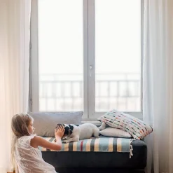 Wallfluent Film Occultant Pour Vitrage<Film décoratif pour vitre 100x146 cm d'Intimité pour Fenêtre Rayures Blanc Délicat 1 rol.