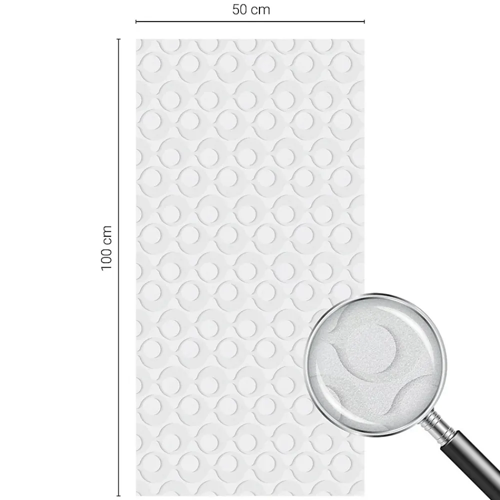 Wallfluent Film Occultant Pour Vitrage<Film décoratif pour vitre 50x100 cm décoratif vitrail Formes Géométriques 1 rol.