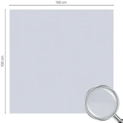 Wallfluent Film décoratif pour vitre 100x100 cm Protège efficacement l'intimité Couleur Unie 1 rol.- Film Occultant Pour Vitrage