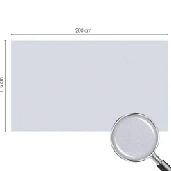 Wallfluent Film décoratif pour vitre 200x116 cm Protège efficacement l'intimité Couleur Unie 1 rol.- Film Occultant Pour Vitrage