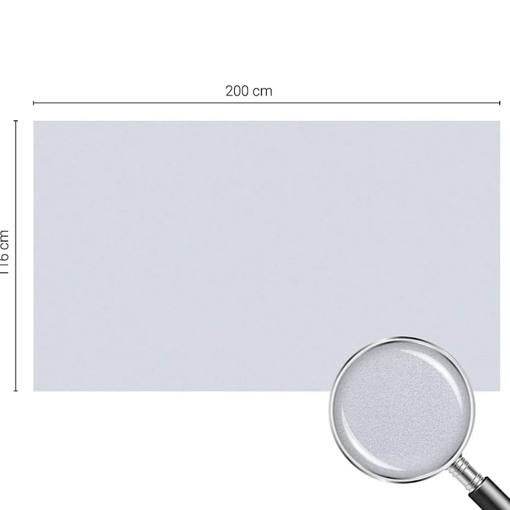 Wallfluent Film décoratif pour vitre 200x116 cm Protège efficacement l'intimité Couleur Unie 1 rol.- Film Occultant Pour Vitrage