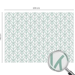 Wallfluent Film Occultant Pour Vitrage<Film décoratif pour vitre 200x146 cm Protège efficacement l'intimité Symétrie Des Plantes 1 rol.