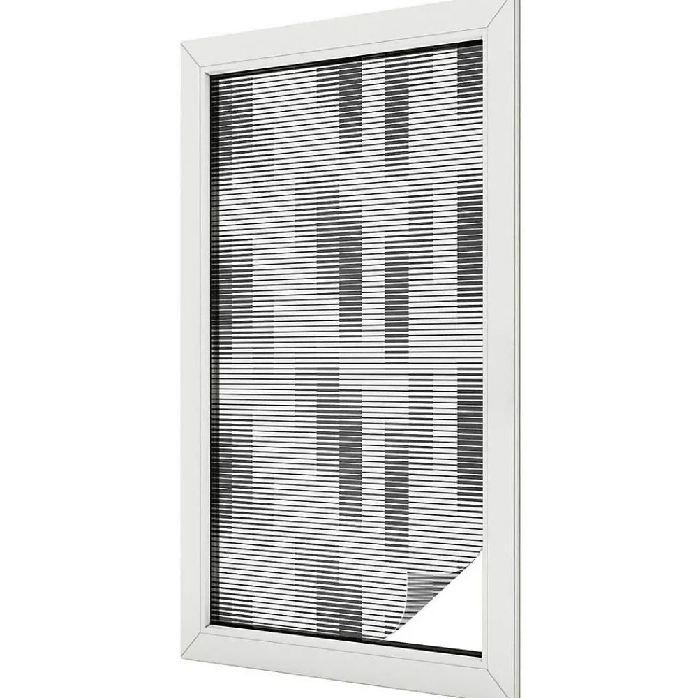 Wallfluent Film décoratif pour vitre 50x100 cm décoratif vitrail Grille Graphique 1 rol.- Film Occultant Pour Vitrage