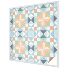 Wallfluent Film Occultant Pour Vitrage<Film décoratif pour vitre 100x100 cm d'Intimité pour Fenêtre Rayures Géométrie Colorée 1 rol.