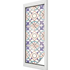 Wallfluent Film décoratif pour vitre 50x146 cm de protection d'intimité Mosaïques Colorées 1 rol.- Film Occultant Pour Vitrage