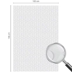 Wallfluent Film Occultant Pour Vitrage<Film décoratif pour vitre 100x146 cm décoratif vitrail Formes Géométriques 1 rol.