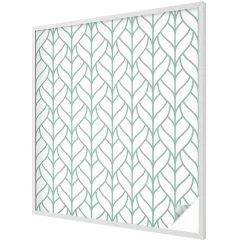 Wallfluent Film Occultant Pour Vitrage<Film décoratif pour vitre 100x116 cm Protège efficacement l'intimité Symétrie Des Plantes 1 rol.