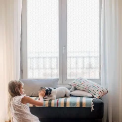 Wallfluent Film Occultant Pour Vitrage<Film décoratif pour vitre 200x146 cm décoratif vitrail Formes Géométriques 1 rol.