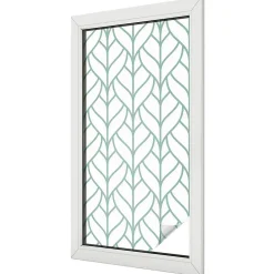 Wallfluent Film décoratif pour vitre 50x100 cm Protège efficacement l'intimité Symétrie Des Plantes 1 rol.- Film Occultant Pour Vitrage