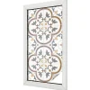 Wallfluent Film Ddépoli Autoadhésif 50x100 cm d'Intimité pour Fenêtre Rayures Ornements Carrelés 1 rol.- Film Occultant Pour Vitrage