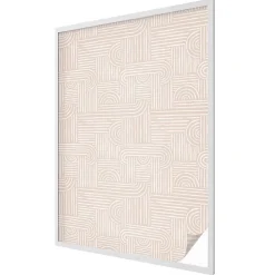 Wallfluent Film Ddépoli Autoadhésif 100x146 cm Protège efficacement l'intimité Motif Géométrique 1 rol.- Film Occultant Pour Vitrage