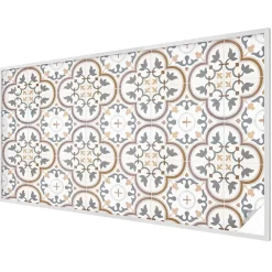 Wallfluent Film Occultant Pour Vitrage<Film Ddépoli Autoadhésif 200x116 cm d'Intimité pour Fenêtre Rayures Ornements Carrelés 1 rol.