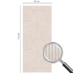 Wallfluent Film Occultant Pour Vitrage<Film Ddépoli Autoadhésif 50x116 cm Protège efficacement l'intimité Motif Géométrique 1 rol.