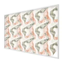 Wallfluent Film Ddépoli Autoadhésif 200x146 cm d'Intimité pour Fenêtre Rayures Vagues Colorées 1 rol.- Film Occultant Pour Vitrage