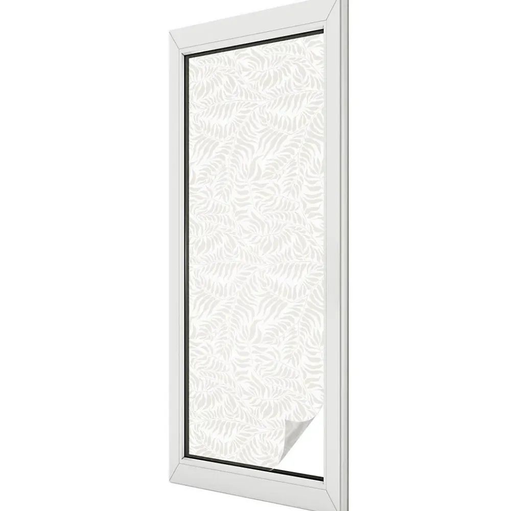 Wallfluent Film Occultant Pour Vitrage<Film Ddépoli Autoadhésif 50x146 cm de protection d'intimité Élégance Feuillue 1 rol.