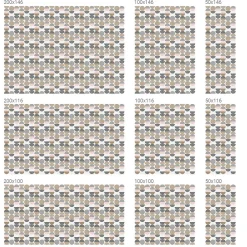 Wallfluent Film Ddépoli Autoadhésif 100x116 cm d'Intimité pour Fenêtre Rayures Motifs Géométriques 1 rol.- Film Occultant Pour Vitrage