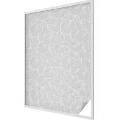 Wallfluent Film Occultant Pour Vitrage<Film dépoli blanc adhésif 100x146 cm décoratif vitrail Élégance Feuillue 1 rol.