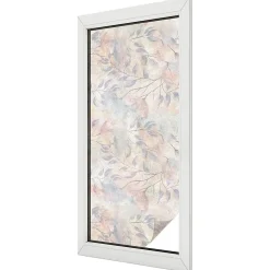 Wallfluent Film Occultant Pour Vitrage<Film dépoli blanc adhésif 50x116 cm de protection d'intimité Effet De Changement 1 rol.