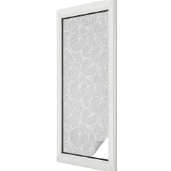 Wallfluent Film dépoli blanc adhésif 50x146 cm décoratif vitrail Élégance Feuillue 1 rol.- Film Occultant Pour Vitrage